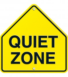 Quiet Zone Two-Sided Sign - Teachers Bazaar : Teachers Bazaar