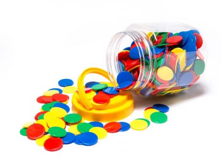 Counters Round Soft Plastic 400