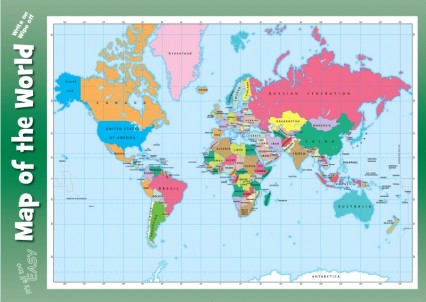 Map of the World Placemat Map Of The World Placemat Map Of The World Placemat Map of the World Placemat