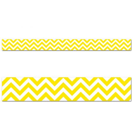Yellow Chevron Border