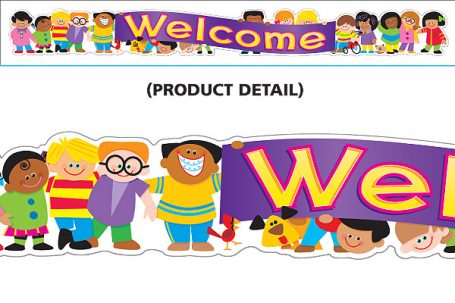 Welcome Kids 10 Foot Banner
