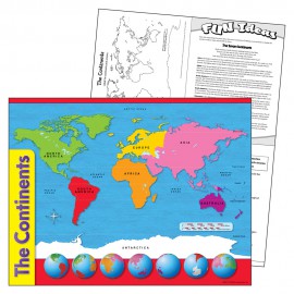 The Continents Learning Chart : Teachers Bazaar