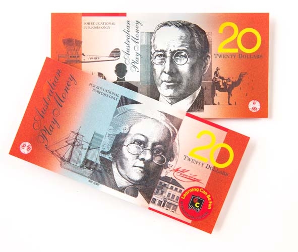play money 20 notes pack of 100 teachers bazaar