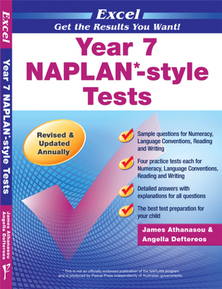 EXCEL Year 7 NAPLAN* - Style Tests