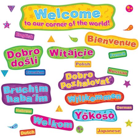 Multicultural Welcome Mini Bulletin Board