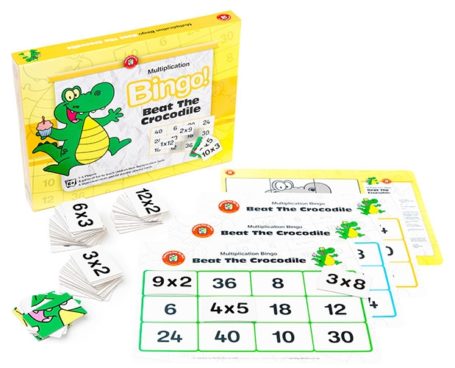 Beat the Crocodile - Multiplication - Bingo